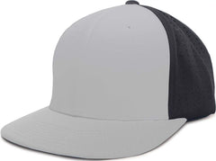 Pacific Headwear ES474 Perforated F3 Performance Flexfit Cap - Silver Navy Silver - Silver Navy Silver / 6 3/8’’ - 6