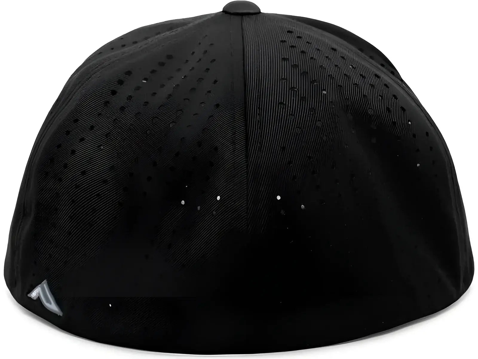 Pacific Headwear ES474 Perforated F3 Performance Flexfit Cap - White Black Black