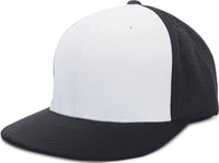 Pacific Headwear ES474 Perforated F3 Performance Flexfit Cap White Navy Navy White Navy / 6 3/8’’ 6 7/8’’