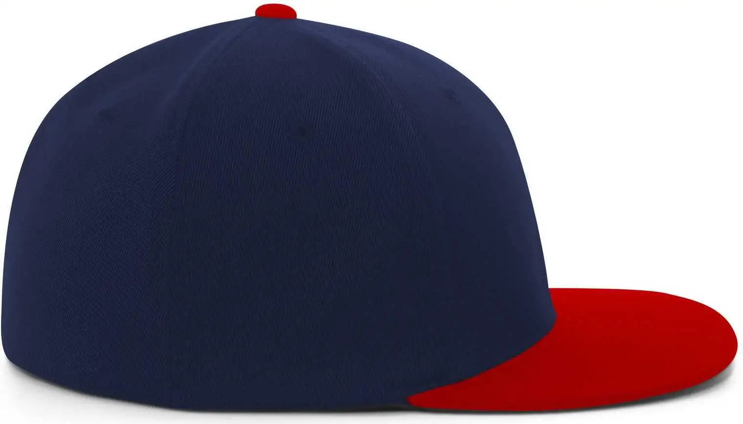 Pacific Headwear Es811 Premium A/C???????? Performance Flexfit Cap - Navy Red