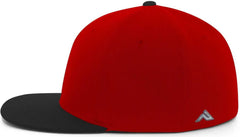 Pacific Headwear Es811 Premium A/C???????? Performance Flexfit Cap Red Black
