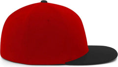 Pacific Headwear Es811 Premium A/C???????? Performance Flexfit Cap Red Black