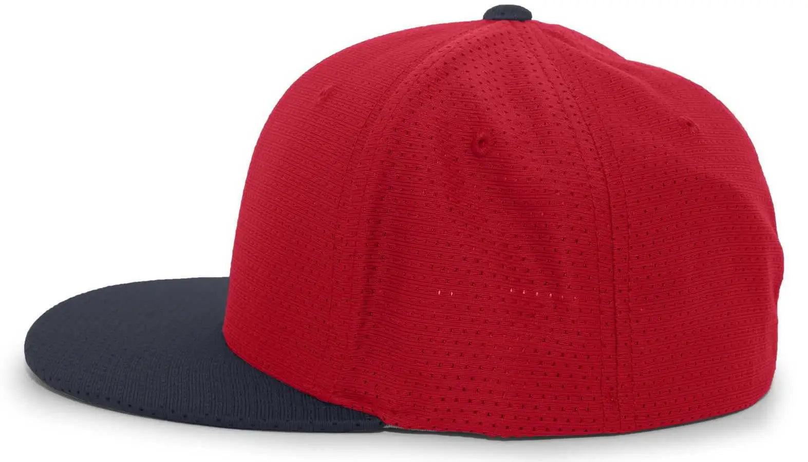 Pacific Headwear ES818 Air Jersey Performance Flexfit Cap - Red Navy