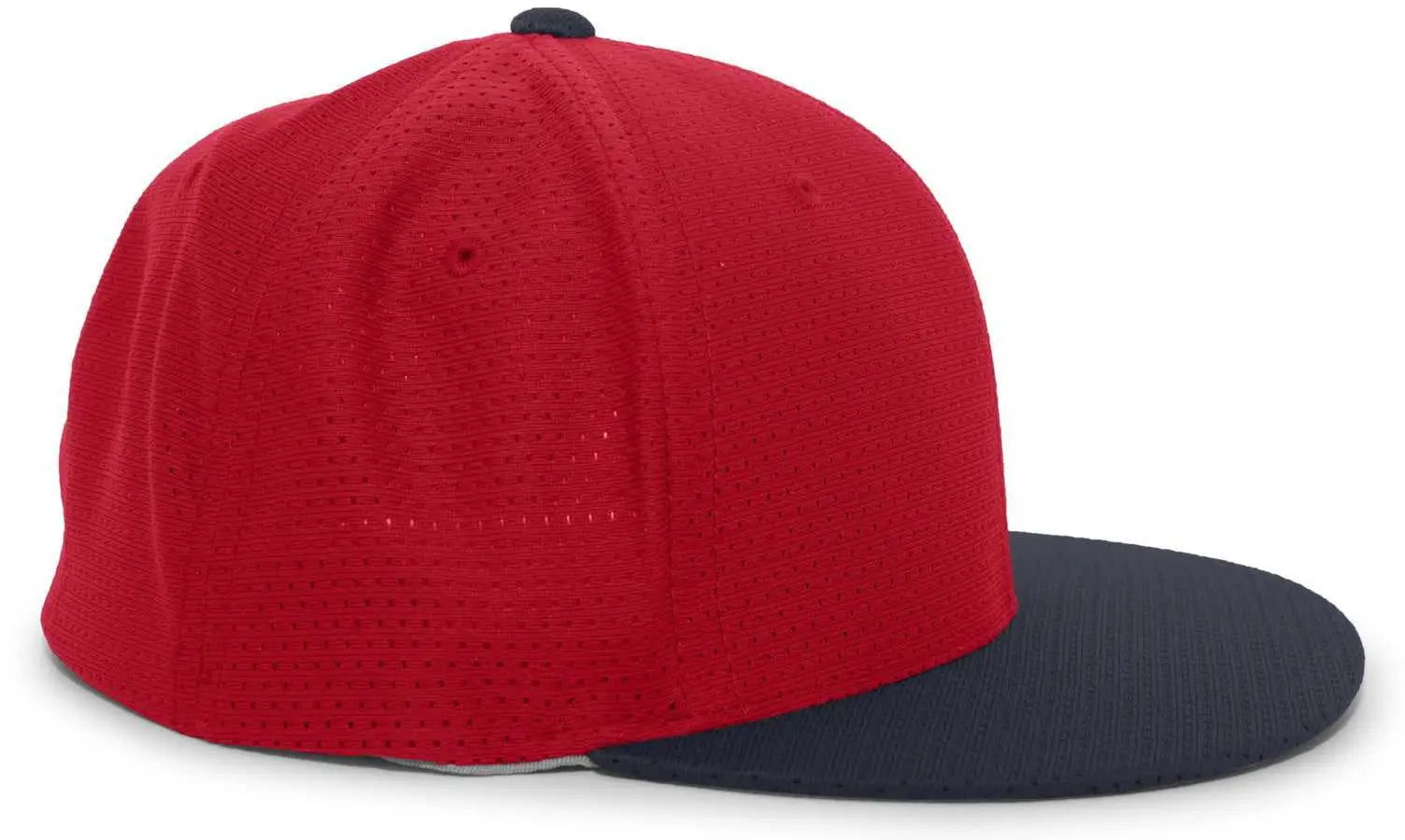 Pacific Headwear ES818 Air Jersey Performance Flexfit Cap - Red Navy