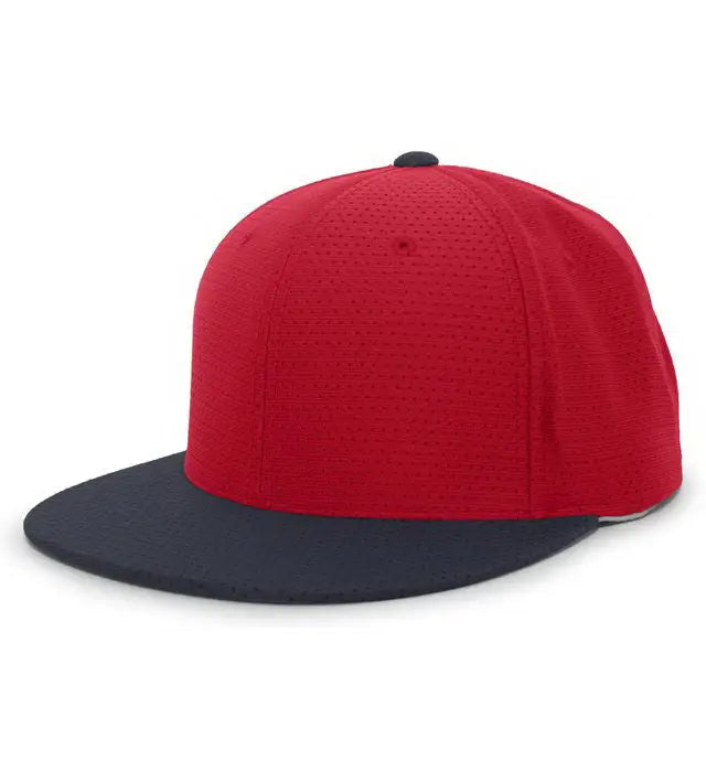 Pacific Headwear ES818 Air Jersey Performance Flexfit Cap - Red Navy