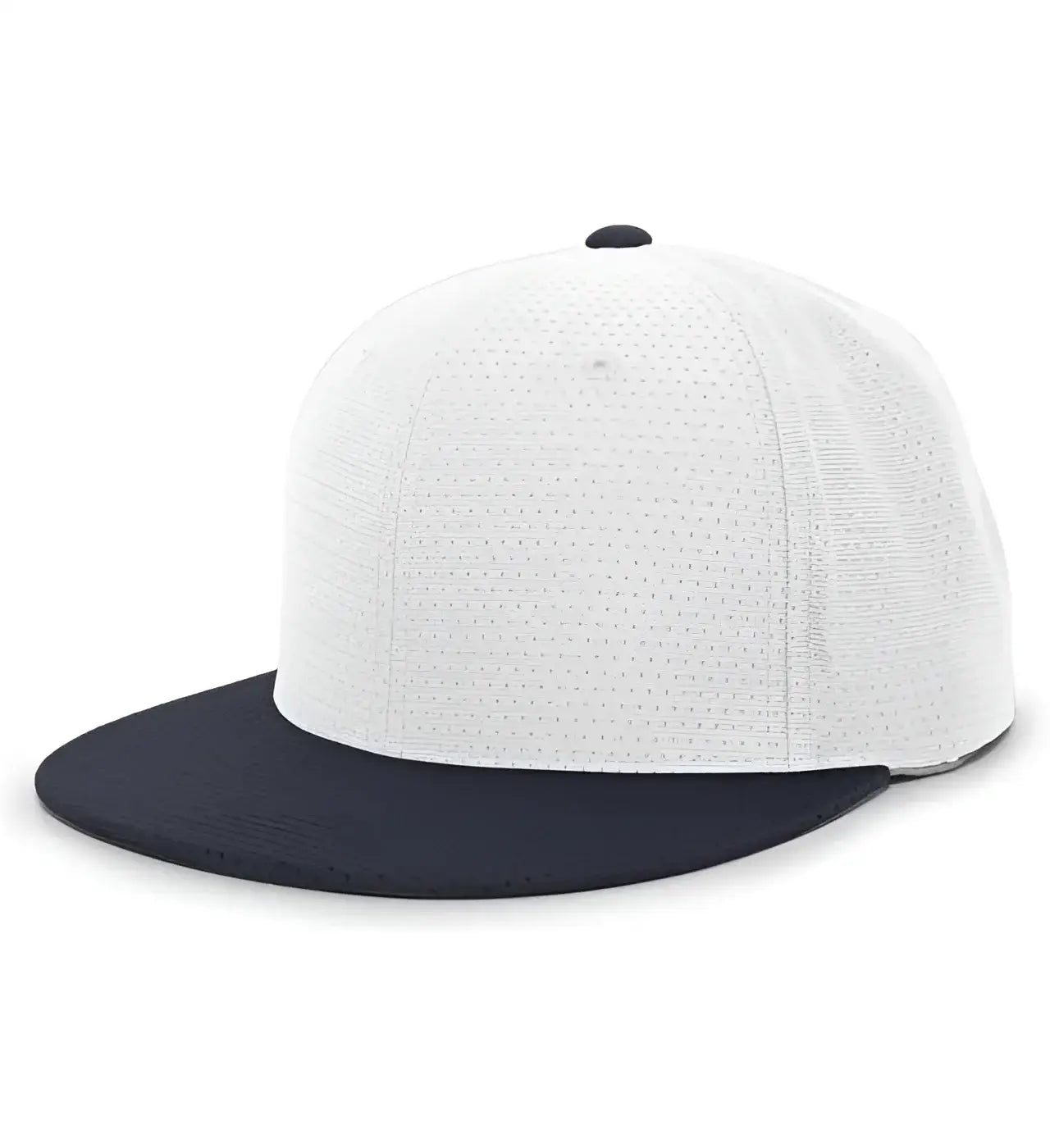 Pacific Headwear ES818 Air Jersey Performance Flexfit Cap - White Navy