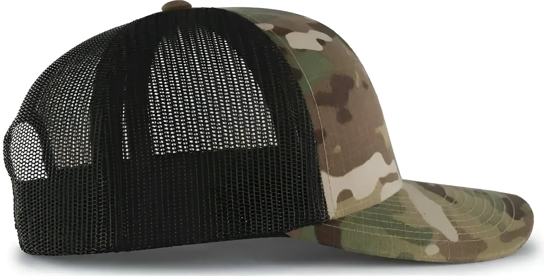 Pacific Headwear M08 MultiCam Snapback Trucker Cap - Multicam Original Brown - Multi-Colored / 7’’ - 7 7/8’’
