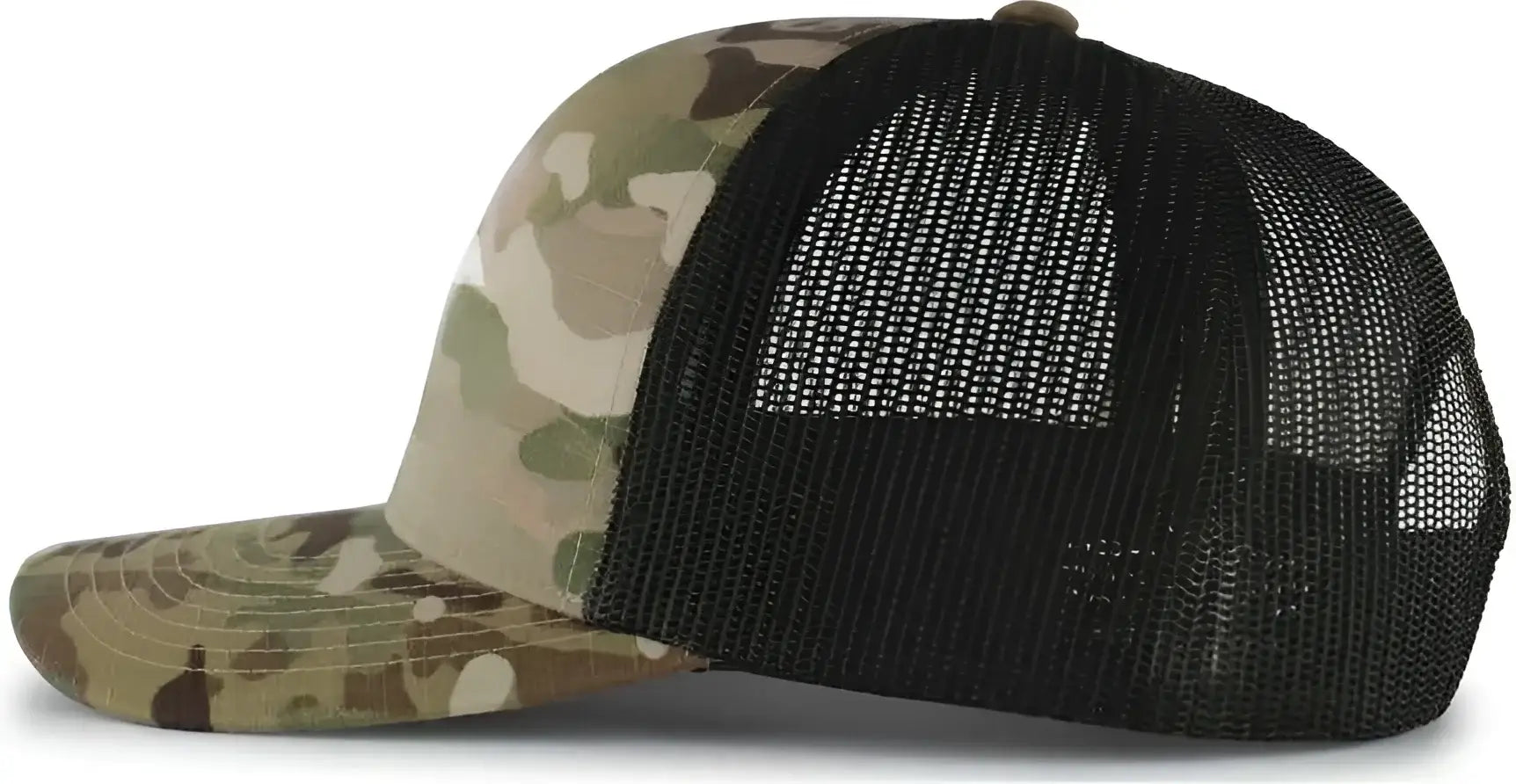 Pacific Headwear M08 MultiCam Snapback Trucker Cap - Multicam Original Brown - Multi-Colored / 7’’ - 7 7/8’’