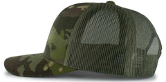 Pacific Headwear M08 MultiCam Snapback Trucker Cap - Multicam Tropic Loden - Multi-Colored / 7’’ - 7 7/8’’