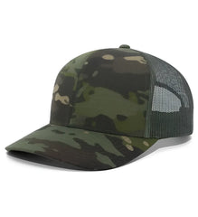 Pacific Headwear M08 MultiCam Snapback Trucker Cap - Multicam Tropic Loden - Multi-Colored / 7’’ - 7 7/8’’
