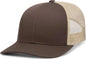 Pacific Headwear P113 Eco Trucker Snapback Brown Khaki Brown Brown Khaki / 7’’ 7 7/8’’