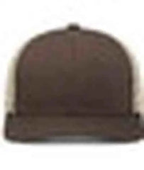 Pacific Headwear P113 Eco Trucker Snapback Brown Khaki Brown Brown Khaki / 7’’ 7 7/8’’