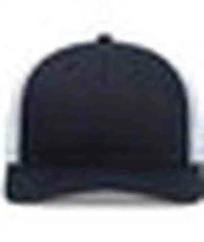 Pacific Headwear P113 Eco Trucker Snapback - Navy White Navy - Navy White / 7’’ 7 7/8’’