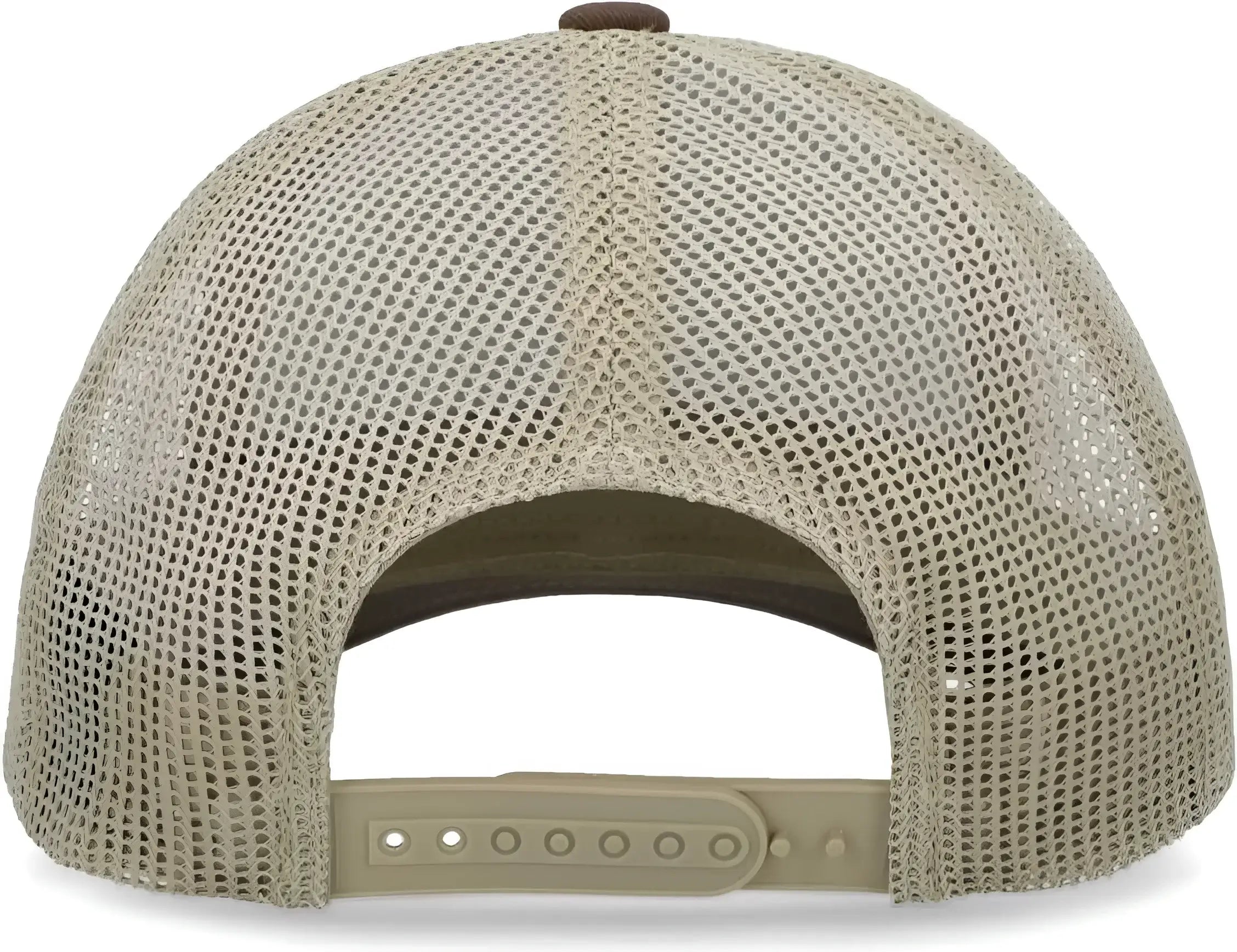 Pacific Headwear P114 Low-Pro Trucker Cap - Brown Khaki Brown