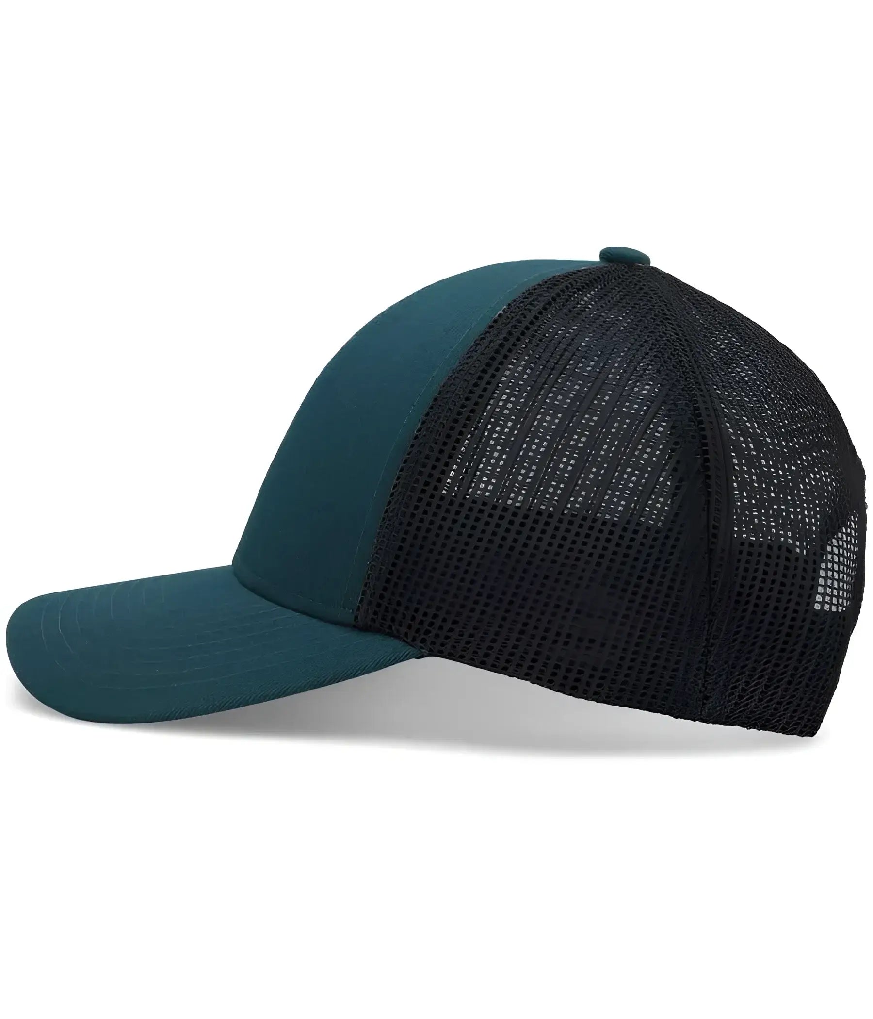Pacific Headwear P114 Low-Pro Trucker Cap - Dark Teal Lt Charcoal Dark Teal - Dark Teal Lt Charcoal Dark Teal / 7’’ - 7