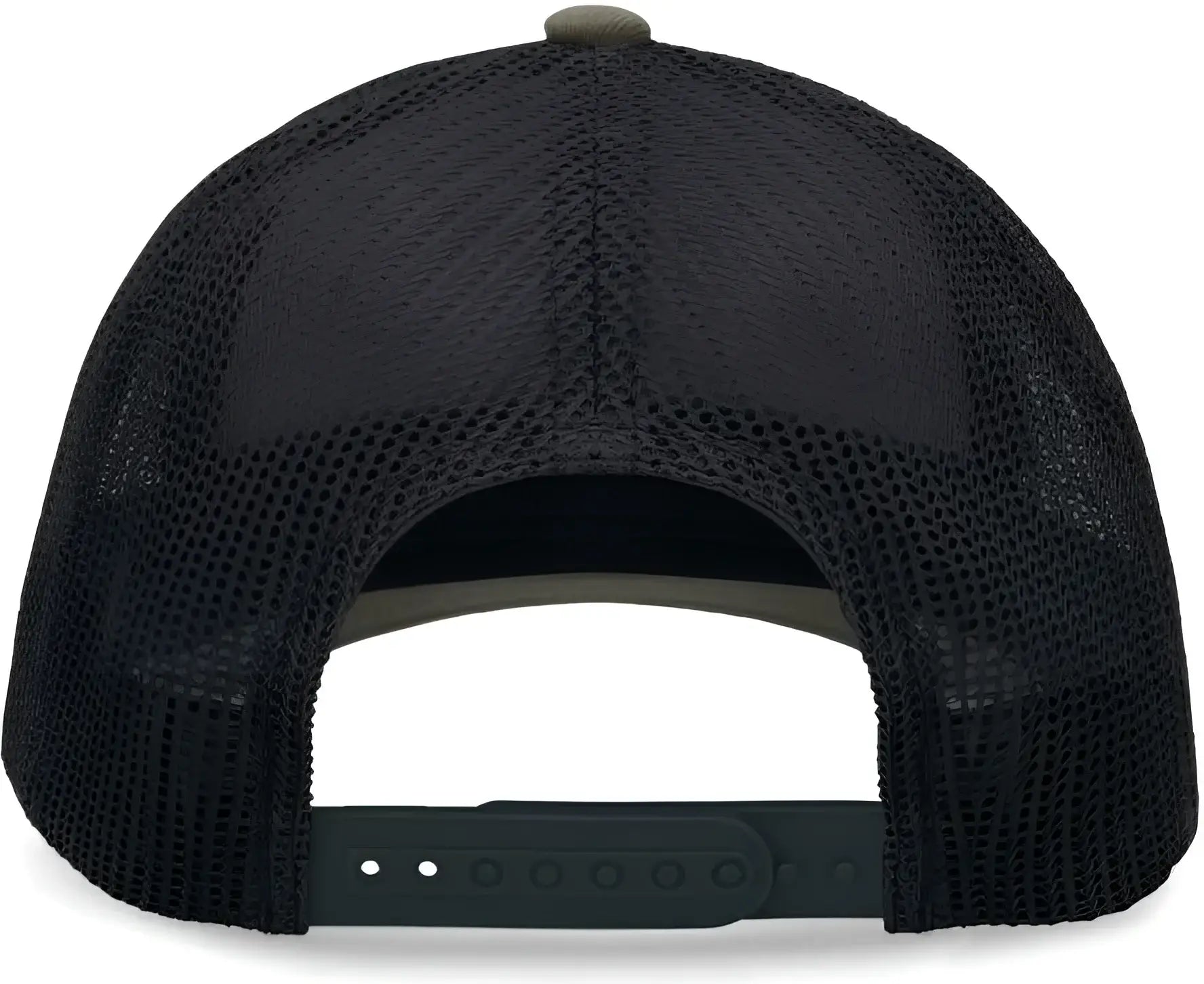 Pacific Headwear P114 Low-Pro Trucker Cap - Heather Grey Light Charcoal Moss