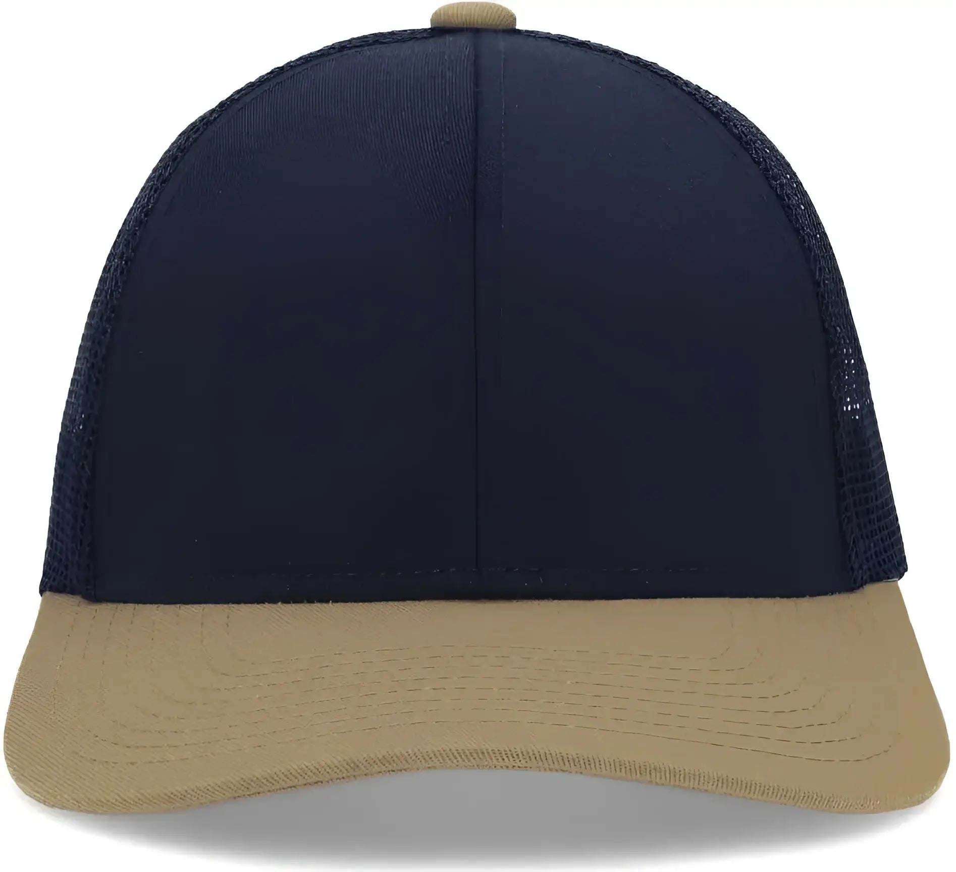 Pacific Headwear P114 Low-Pro Trucker Cap - Navy Buck