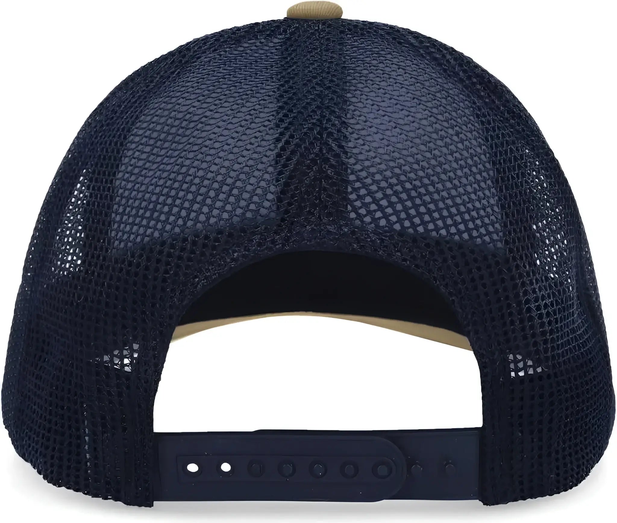Pacific Headwear P114 Low-Pro Trucker Cap - Navy Buck
