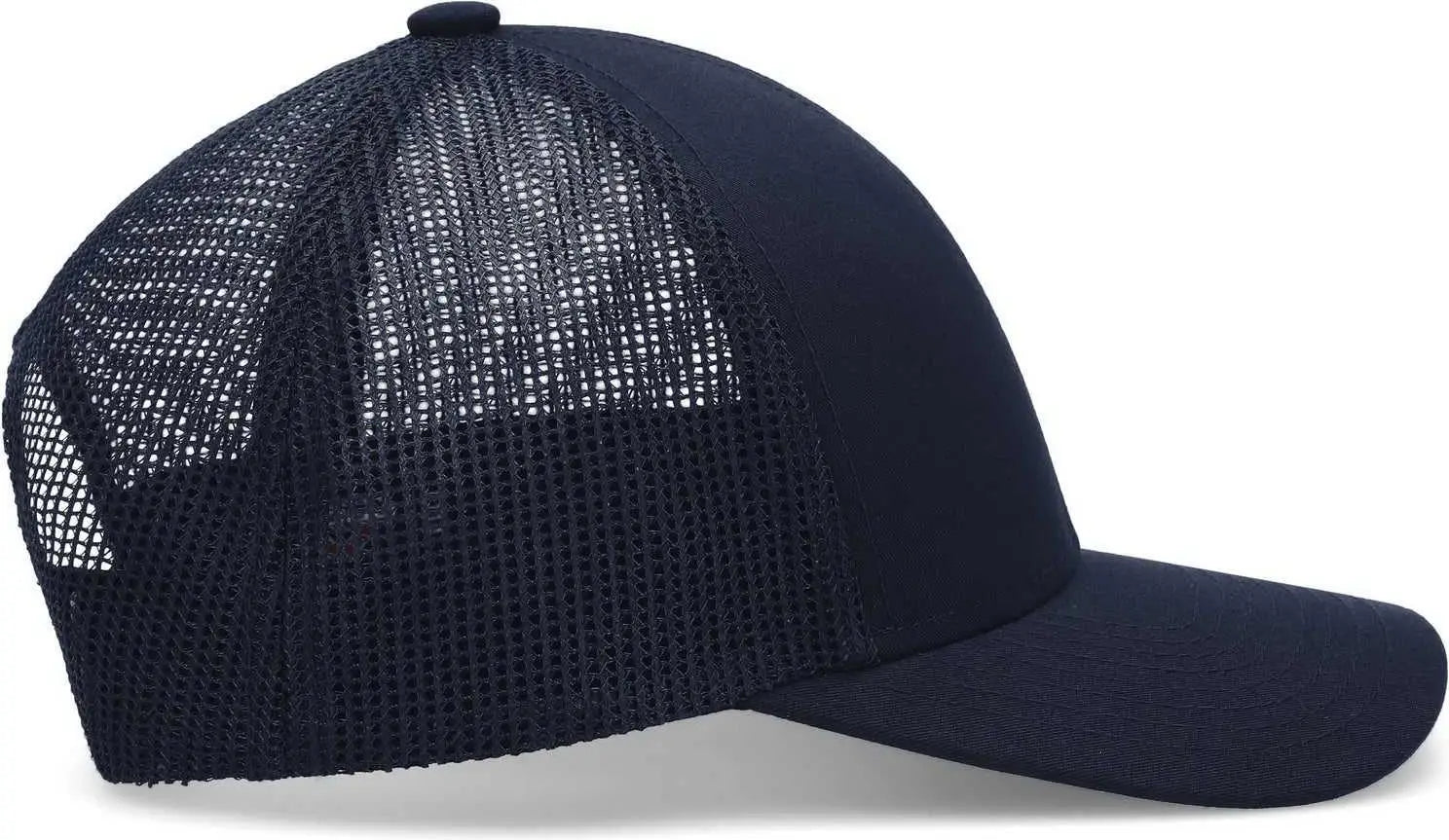 Pacific Headwear P114 Low-Pro Trucker Cap - Navy