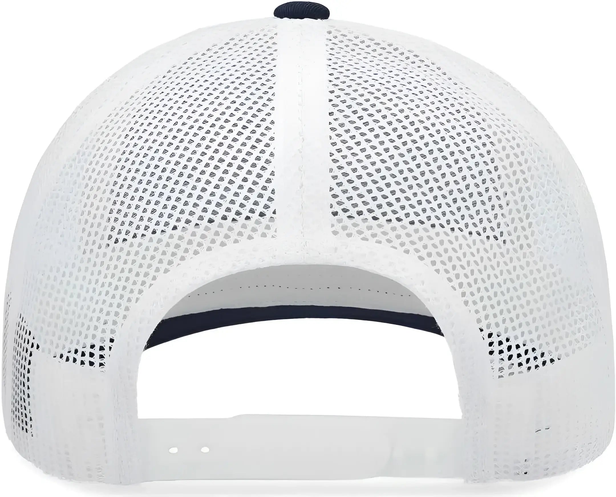 Pacific Headwear P114 Low-Pro Trucker Cap - Navy White Navy