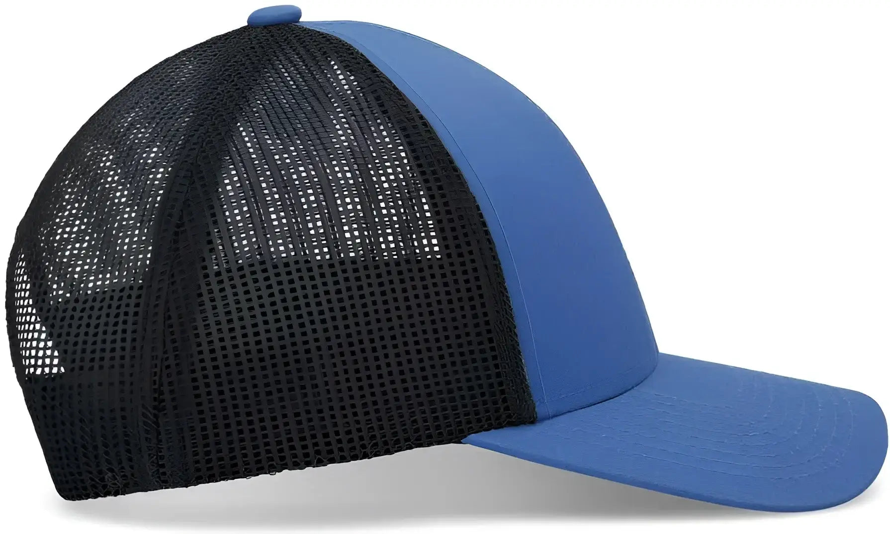 Pacific Headwear P114 Low-Pro Trucker Cap - Ocean Blue Light Charcoal Ocean Blue