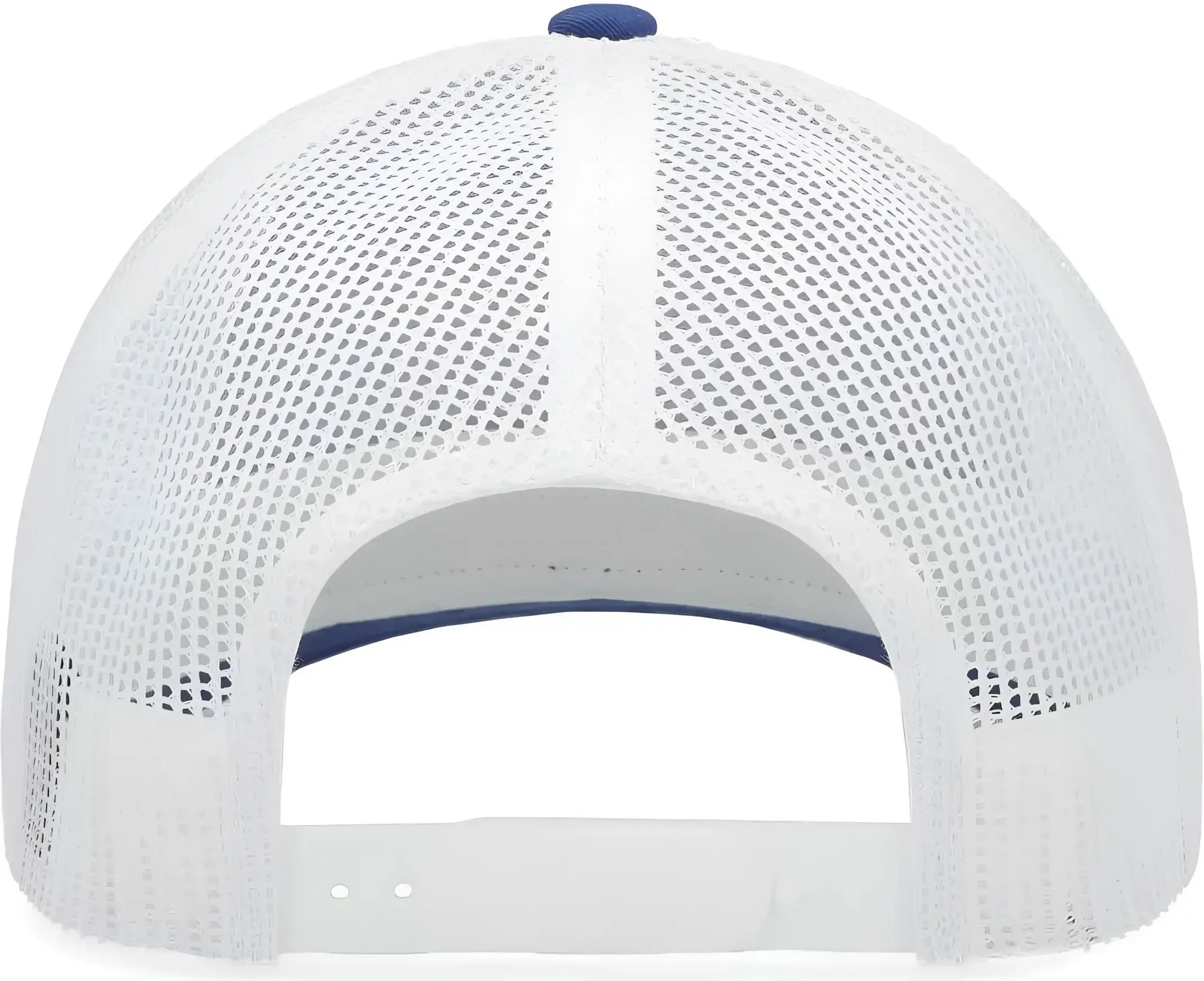 Pacific Headwear P114 Low-Pro Trucker Cap - Royal White Royal