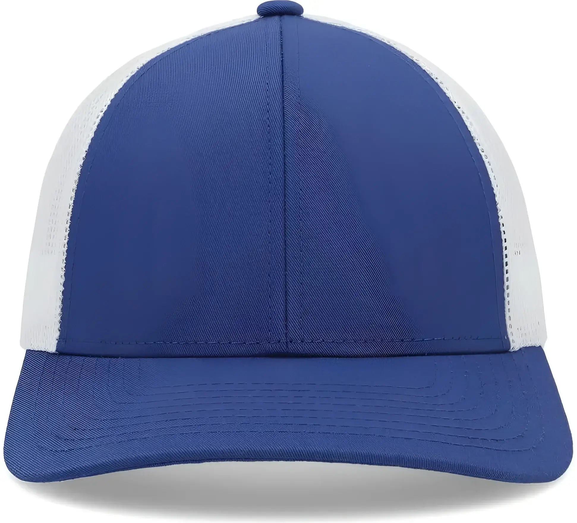 Pacific Headwear P114 Low-Pro Trucker Cap - Royal White Royal