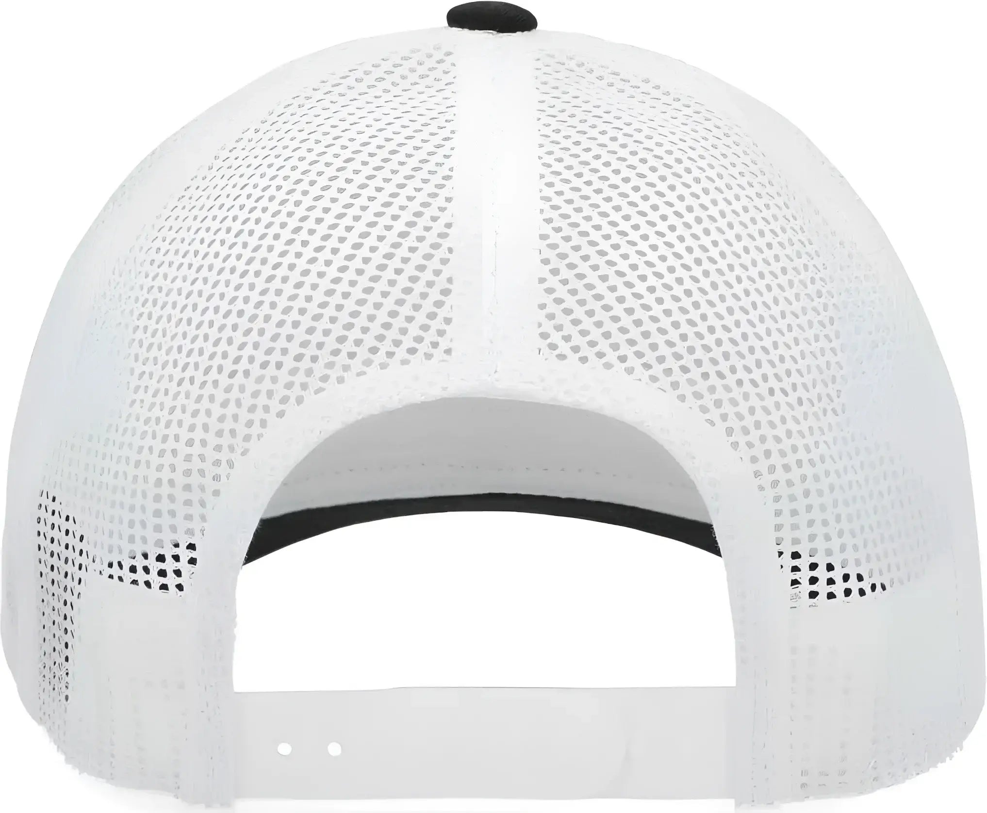 Pacific Headwear P114 Low-Pro Trucker Cap - Silver White Black