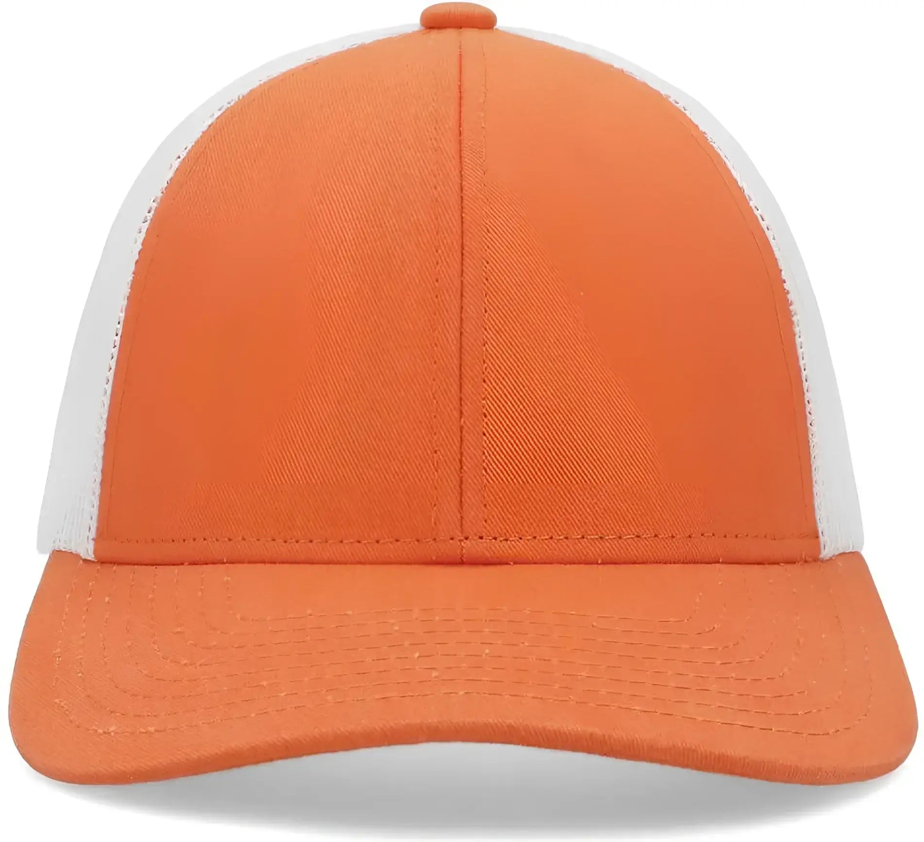 Pacific Headwear P114 Low-Pro Trucker Cap - Tangerine White Orange