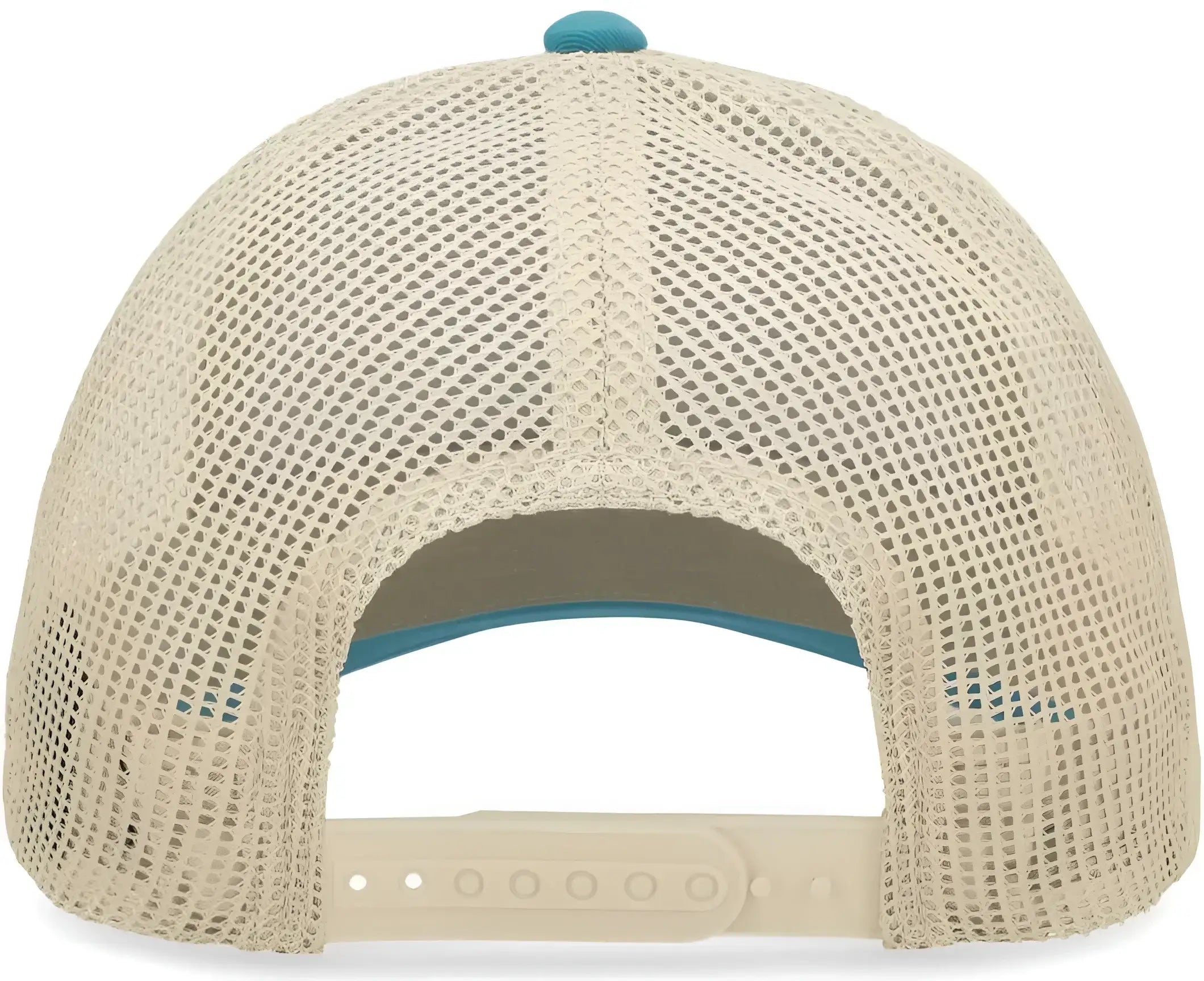 Pacific Headwear P114 Low-Pro Trucker Cap - Teal Beige Teal - Teal Beige Teal / 7’’ - 7 7/8’’