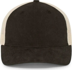 Pacific Headwear P130 Ladies Ponytail Cap - Black Beige Black - Black Beige Black / 7’’ - 7 7/8’’