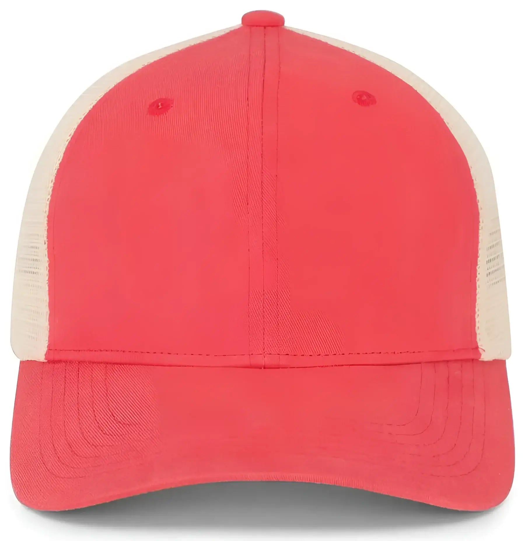 Pacific Headwear P130 Ladies Ponytail Cap - Coral Beige Coral - Coral Kahki / 7’’ 7 7/8’’