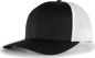 Pacific Headwear P151 Trucker Pacflex Snapback Cap Black White Black Black White / 7’’ 7 7/8’’