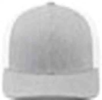 Pacific Headwear P151 Trucker Pacflex Snapback Cap - Heather Grey White Heather Grey - Gray white / 7’’ 7 7/8’’