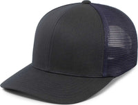Pacific Headwear P151 Trucker Pacflex Snapback Cap Navy Navy / 7’’ 7 7/8’’