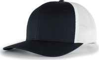 Pacific Headwear P151 Trucker Pacflex Snapback Cap Navy White Navy Navy White / 7’’ 7 7/8’’