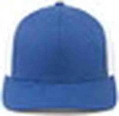 Pacific Headwear P151 Trucker Pacflex Snapback Cap Royal White Royal Royal White / 7’’ 7 7/8’’