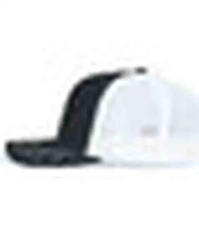 Pacific Headwear P151S Contrast Stitch Trucker Pacflex Snapback Cap - Black White Black - Black White / 7’’ 7 7/8’’