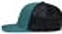 Pacific Headwear P151S Contrast Stitch Trucker Pacflex Snapback Cap - Deep Teal Lt Charcoal Deep Teal - Teal Gray / 7’’