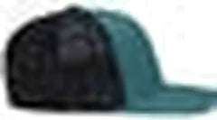 Pacific Headwear P151S Contrast Stitch Trucker Pacflex Snapback Cap - Deep Teal Lt Charcoal Deep Teal - Teal Gray / 7’’