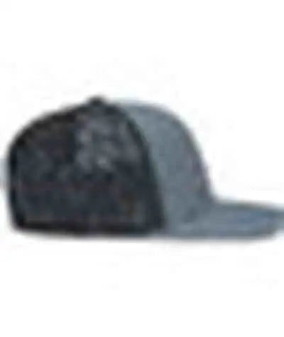 Pacific Headwear P151S Contrast Stitch Trucker Pacflex Snapback Cap - Graphite Black Graphite - Dark Gray Black / 7’’ 7