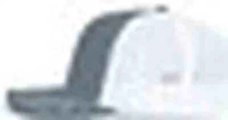 Pacific Headwear P151S Contrast Stitch Trucker Pacflex Snapback Cap - Graphite White Graphite - Dark Gray white / 7’’ 7