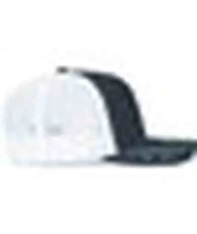 Pacific Headwear P151S Contrast Stitch Trucker Pacflex Snapback Cap - Navy White Navy - Navy White / 7’’ 7 7/8’’