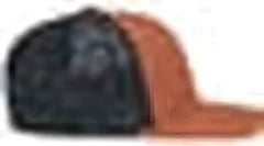 Pacific Headwear P151S Contrast Stitch Trucker Pacflex Snapback Cap Rust Light Charcoal Rust Brown Gray / 7’’ 7 7/8’’