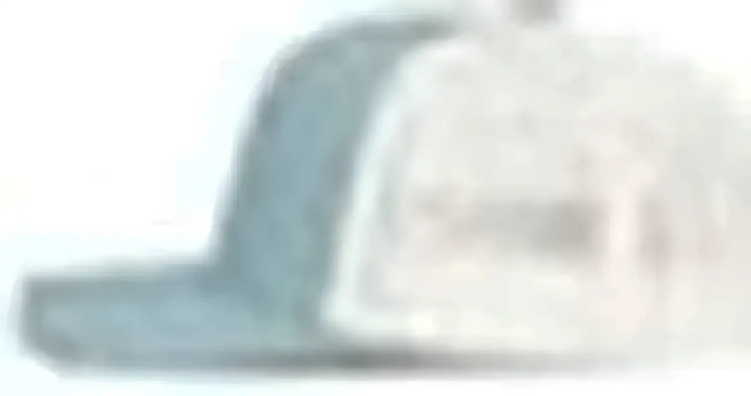 Pacific Headwear P151S Contrast Stitch Trucker Pacflex Snapback Cap - Smoke Blue Beige Smoke Blue - Blue Khaki / 7’’ 7