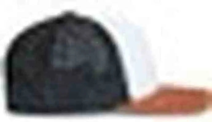 Pacific Headwear P151S Contrast Stitch Trucker Pacflex Snapback Cap - White Light Charcoal Rust - White Gray / 7’’ 7