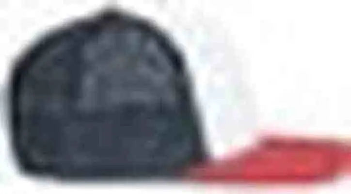 Pacific Headwear P151S Contrast Stitch Trucker Pacflex Snapback Cap - White Navy Red - White Navy / 7’’ 7 7/8’’