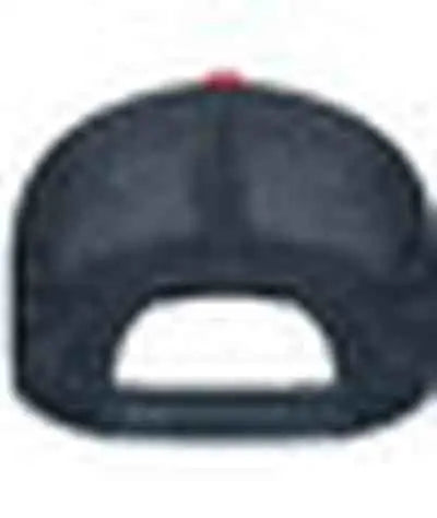 Pacific Headwear P151S Contrast Stitch Trucker Pacflex Snapback Cap - White Navy Red - White Navy / 7’’ 7 7/8’’