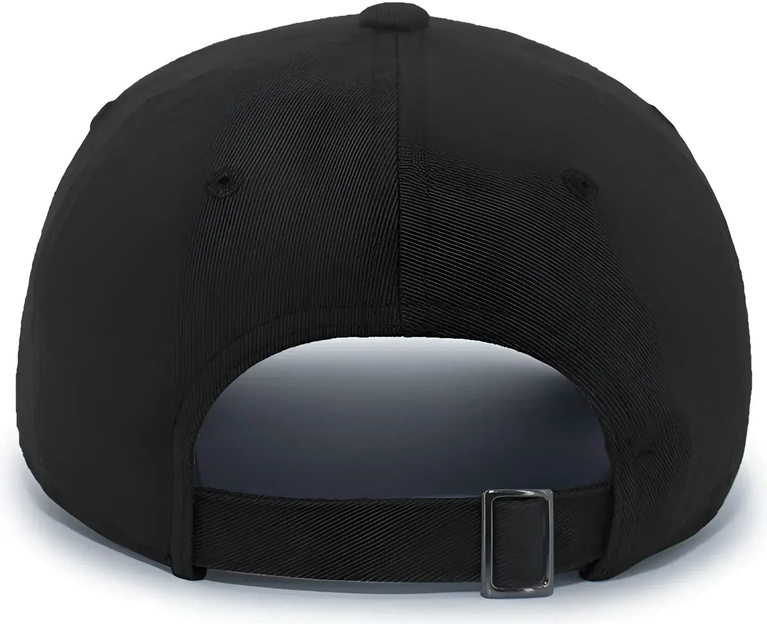Pacific Headwear P200 Hybrid Cotton Dad Cap - Black - Black / 7’’ - 7 7/8’’