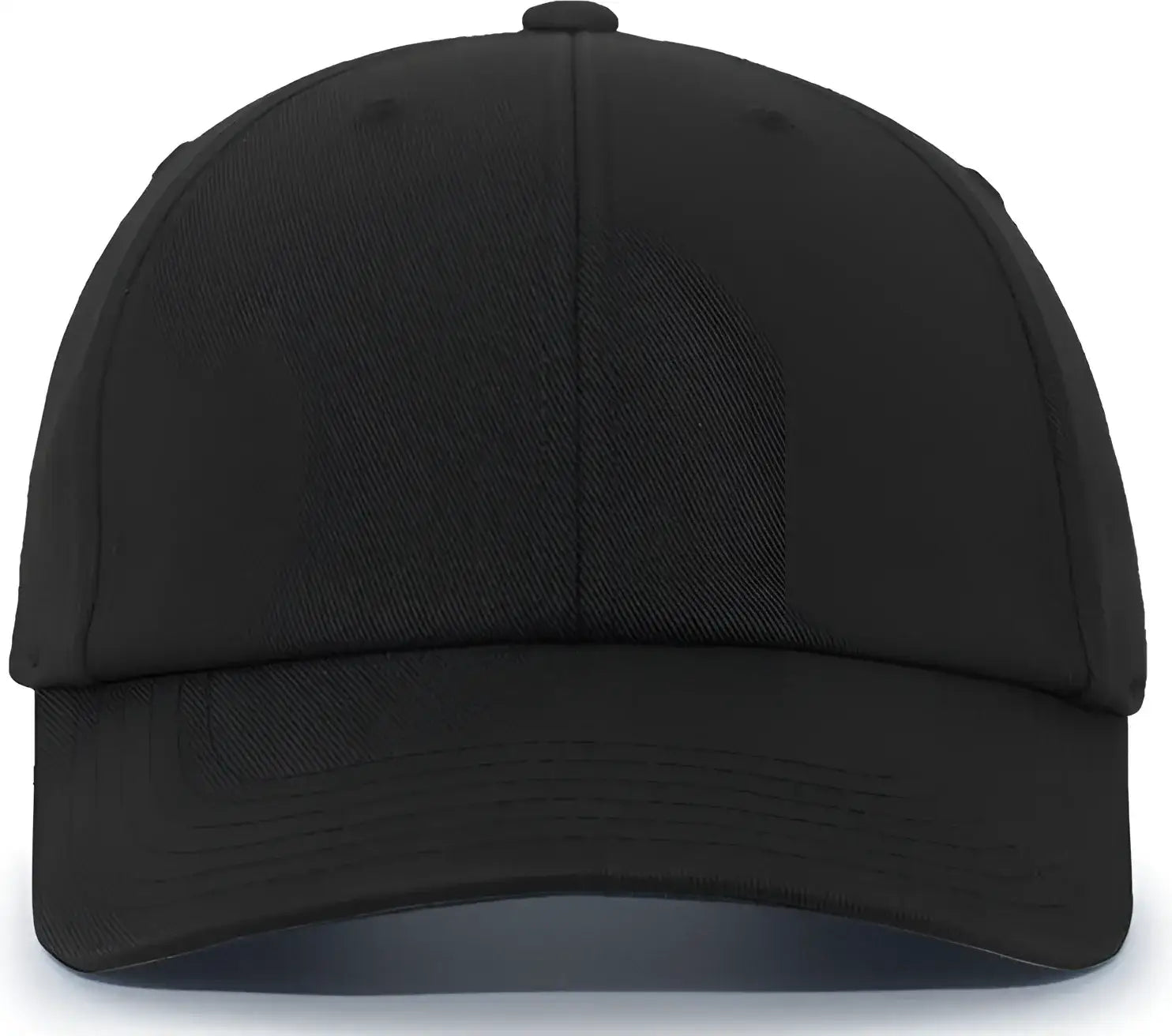 Pacific Headwear P200 Hybrid Cotton Dad Cap - Black - Black / 7’’ - 7 7/8’’